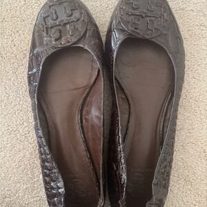 Tory Burch Dark Brown Loafers